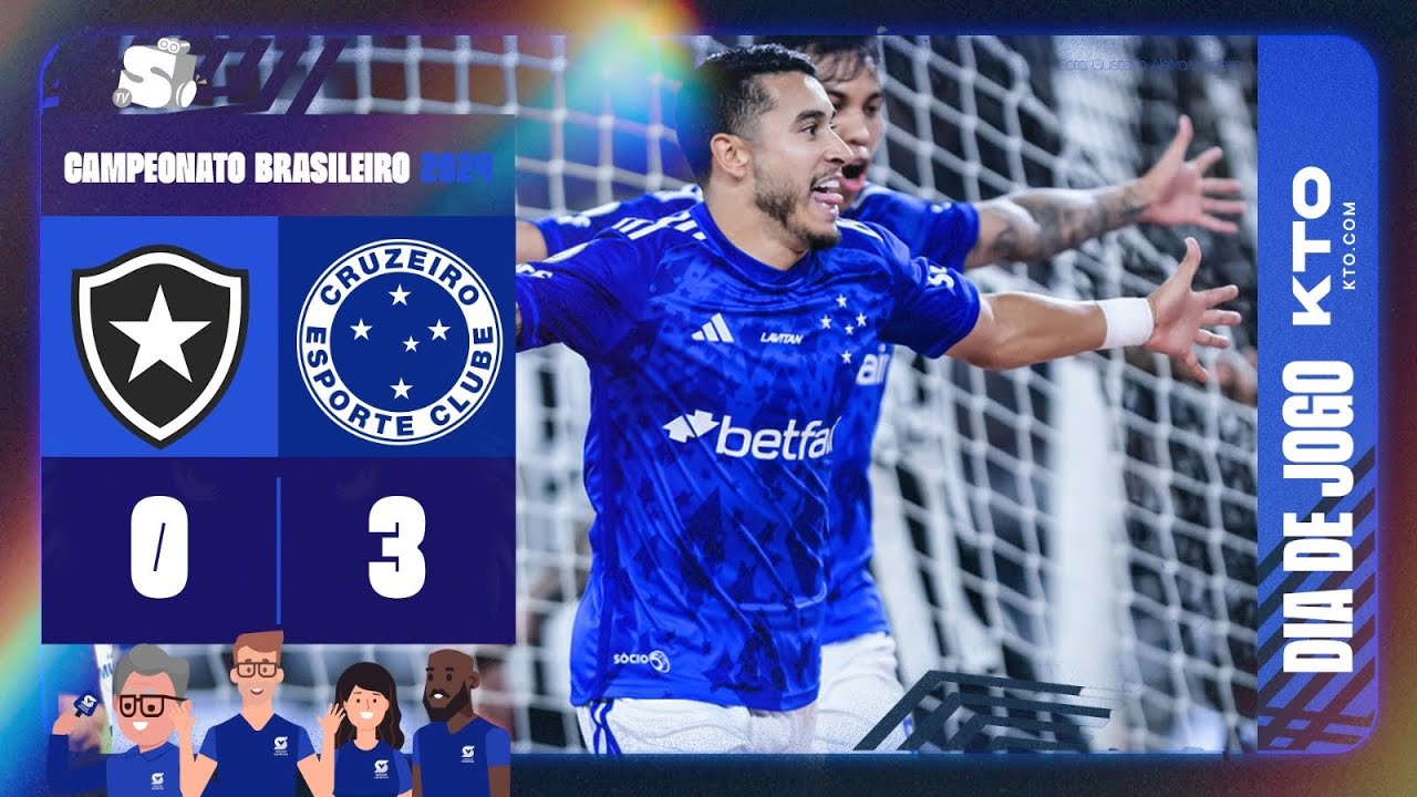 BOTAFOGO X CRUZEIRO AO VIVO - 20ª RODADA DO CAMPEONATO BRASILEIRO 2024 ...