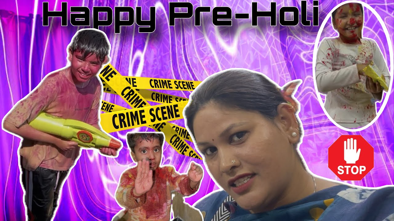 Baccho ne ye kya kar diya Holi se pehle🧐