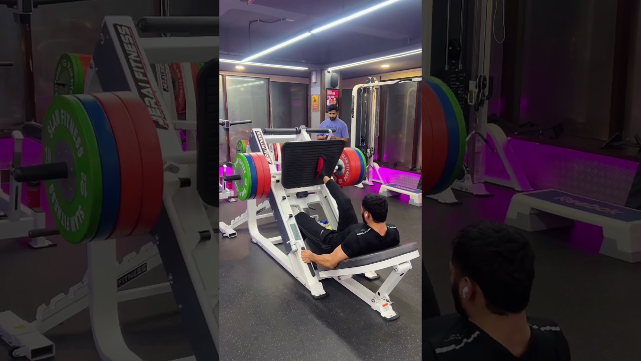 Single leg 160 kg leg day 