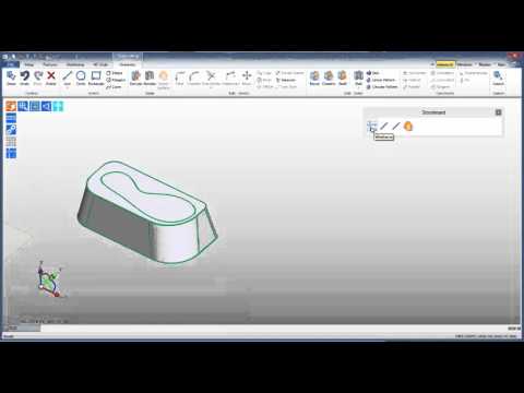 3D IGES wireframe converted into a solid model