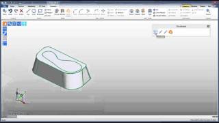 3D IGES wireframe converted into a solid model