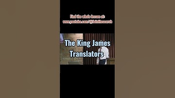 What did the King James translators think about translation?#thesearch #kingjamesversion #kjv #bible