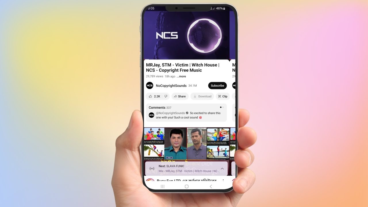 Easy Way To Play YouTube Music In Background - SHR TECH PLUS - YouTube