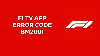 How To Resolve F1 TV App Error Code BM2001? screenshot 5