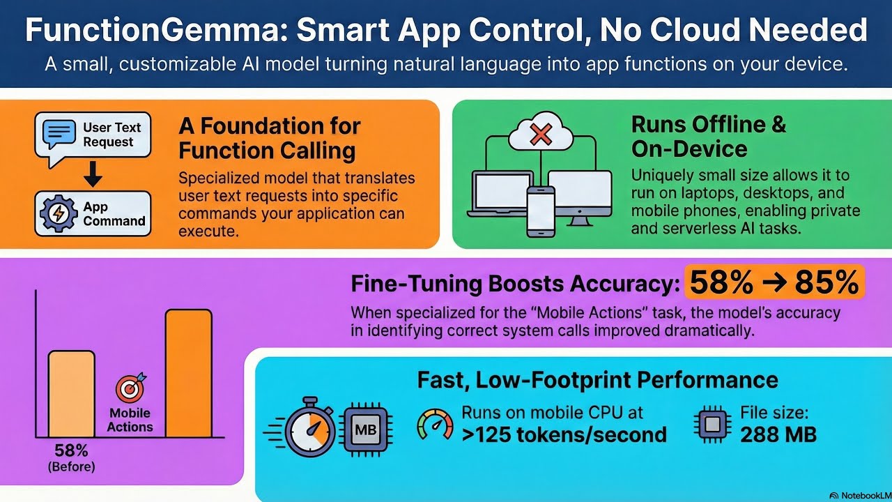 FunctionGemma Technical Model Card and Usage Guide - YouTube