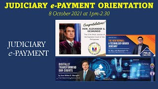 Judiciary ePayment Pilot Test Orientation