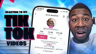 Reacting to my TikTok videos…