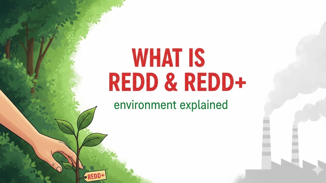 Redd What is REDD & REDD+? | Explained with Animation | Environment for UPSC ...