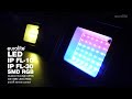 Spot LED Métal Plat 80 Eurolite LED IP FL-10 SMD Orange 51914913 Projecteur LED Extérieur 10 W Projecteur LED UV Extérieur