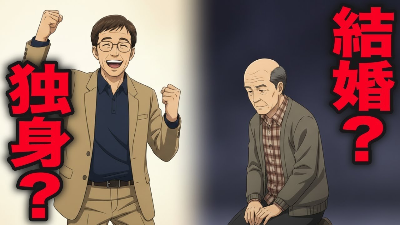 .☘︎ ݁˖「結婚しなくてよかった」68歳独身男性が心からそう思った瞬間5選。幸せそうに見えた友人が抱える「家庭」という名の牢獄【シニア朗読雑学】.☘︎ ݁˖