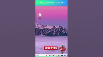 How to Create a Text Document FAST! ⏱ (Beginner Friendly)