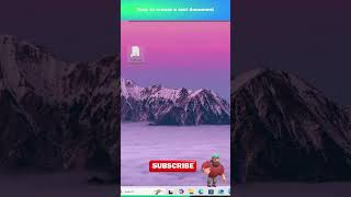 How to Create a Text Document FAST! ⏱ (Beginner Friendly)