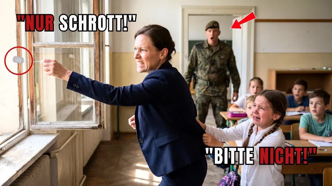 Lehrerin wirft Kette von Soldaten Vater aus dem Fenster! Dann öffnet sich die Tür
