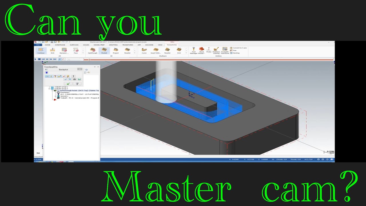 cnc programming for beginners in SAE - YouTube