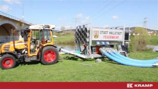 Hochwasserpumpe Der Feuerwehr Hallstadt In Zusammenarbeit Mit Kramp