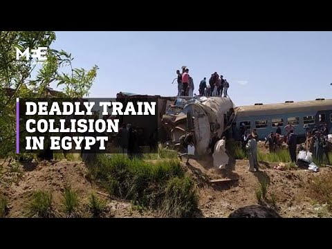 Egypt: Deadly train collision kills dozens