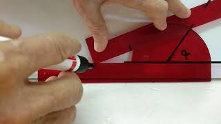 Impossible constructions: Trisecting an angle.