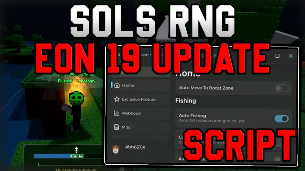 EON 19 Sol S RNG Script Auto Farm Auto Roll Instant Kill Bosses 