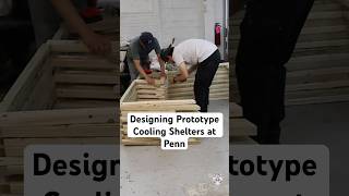 Penn researchers designed a prototype cooling shelter in response to heat islands in Philadelphia.
