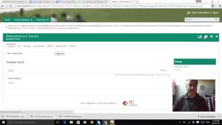 Universitaria: posting a blog in the VLE