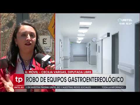 Libre reports the theft of equipment at the La Paz gastroenterology complex