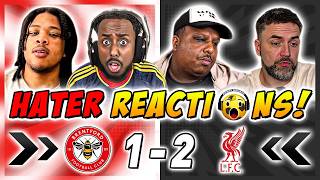 Liverpool's Rivals & Haters MISERABLE 😖 Reactions to Brentford 1-2 Liverpool | Premier League Fan Re