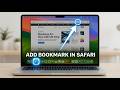 How to Add, Manage, and Remove Bookmarks in Safari on MacBook