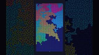 A* Pathfinding Algorithm Solving a Maze #godot