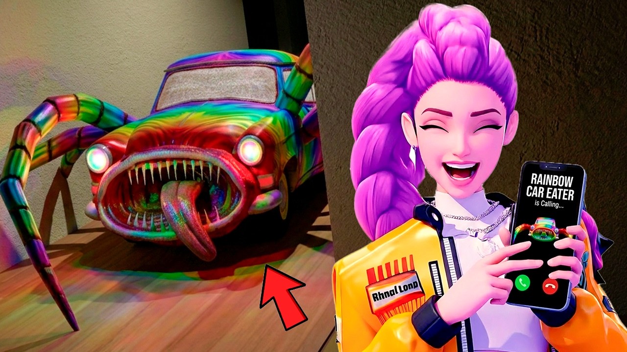 RAINBOW CAR EATER is Calling Rumi Kpop Demon Hunters.. in GMod