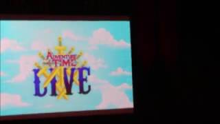 Adventure Time Live -  Part of Q&A and Orb First Screening begining