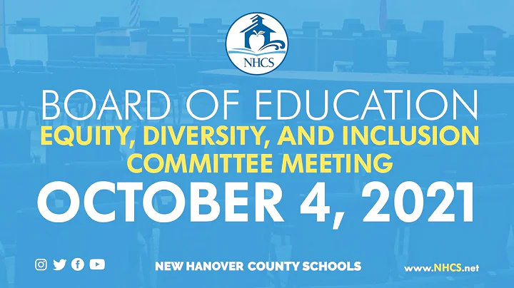 NHCS Board of Ed. Equity, Diversity, and Inclusion Committee Meeting | Oct. 4