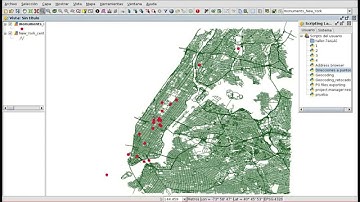 Crear una capa de puntos a partir de una tabla con direcciones utilizando gvSIG