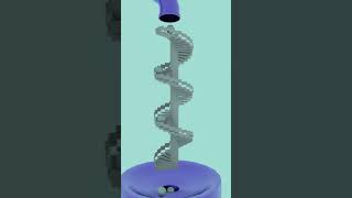 Balls falling downstairs - Rigid Body simulation - Maya