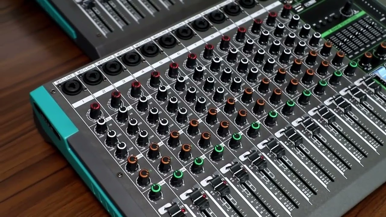Depusheng PA16 16-Channel Digital Mixer Review – 256 Effects, Bluetooth & Studio-Grade Control