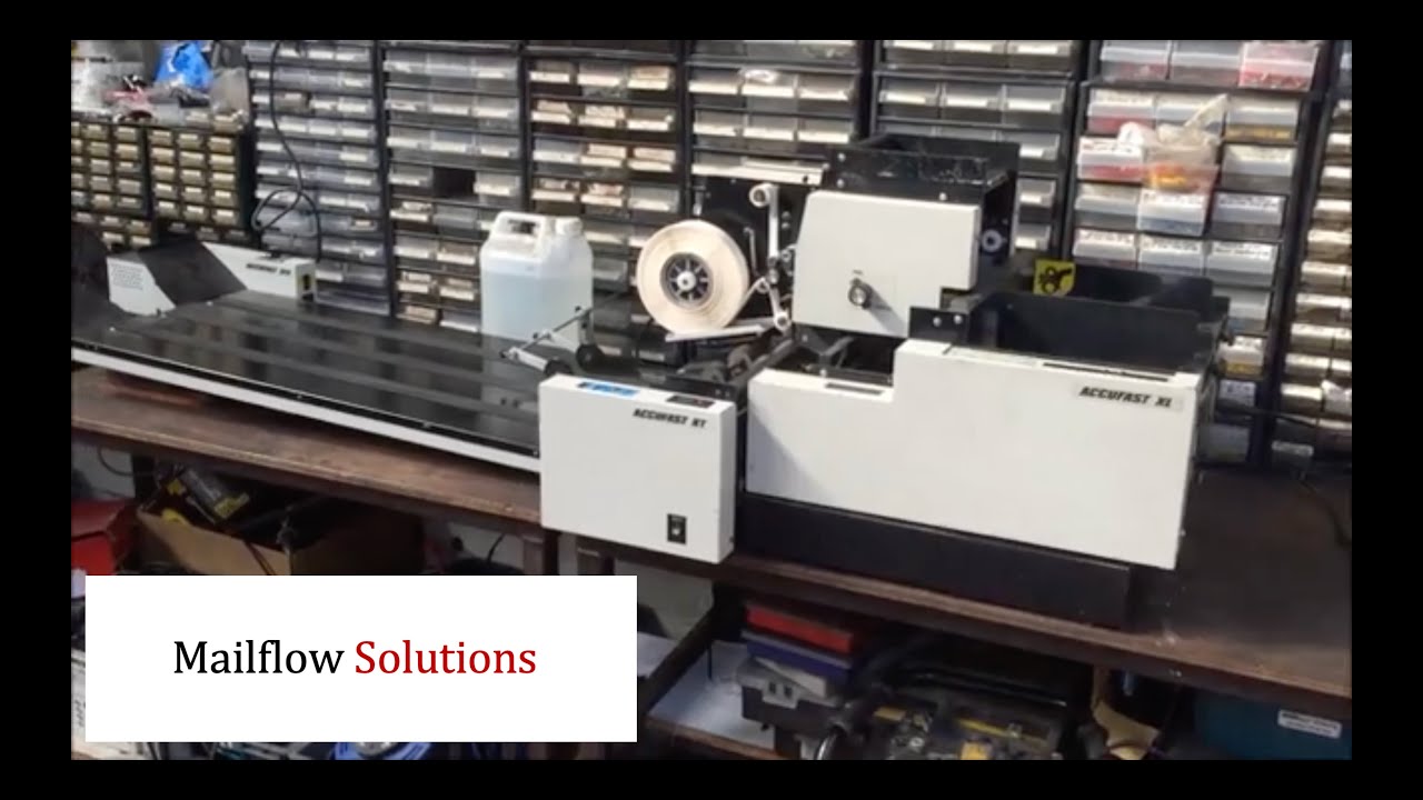 Accufast KT tabber with XL feeder & exit conveyor