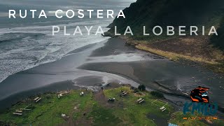 Ruta playa La Loberia región de la Araucanía