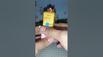 Princess Peach Look like Zombie When Press Button #trending #mariocharacter #toys #funny  #shorts
