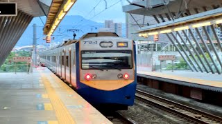 台鐵 3277次 EMU800 區間車 五權離站 / 2244次 EMU700 區間車 五權離站