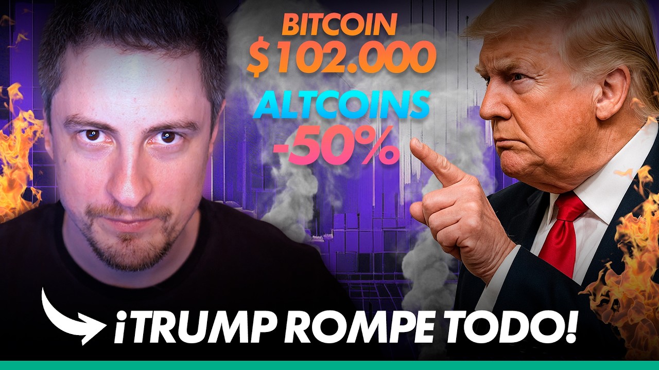 ¡Trump rompe todo! Bitcoin llegó a $102.000 en minutos...