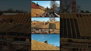 STRAW BALE ROOF INSULATION