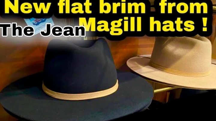 NEW FLAT BRIM HAT! The JEAN -FROM MAGILL HATS, Can...