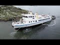 Ferry runs aground hard *Drone*