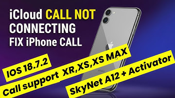Hello Screen iOS 18.7.2 Call Support Phone XR,XS,XS MAX With SkyNetA12 Activator