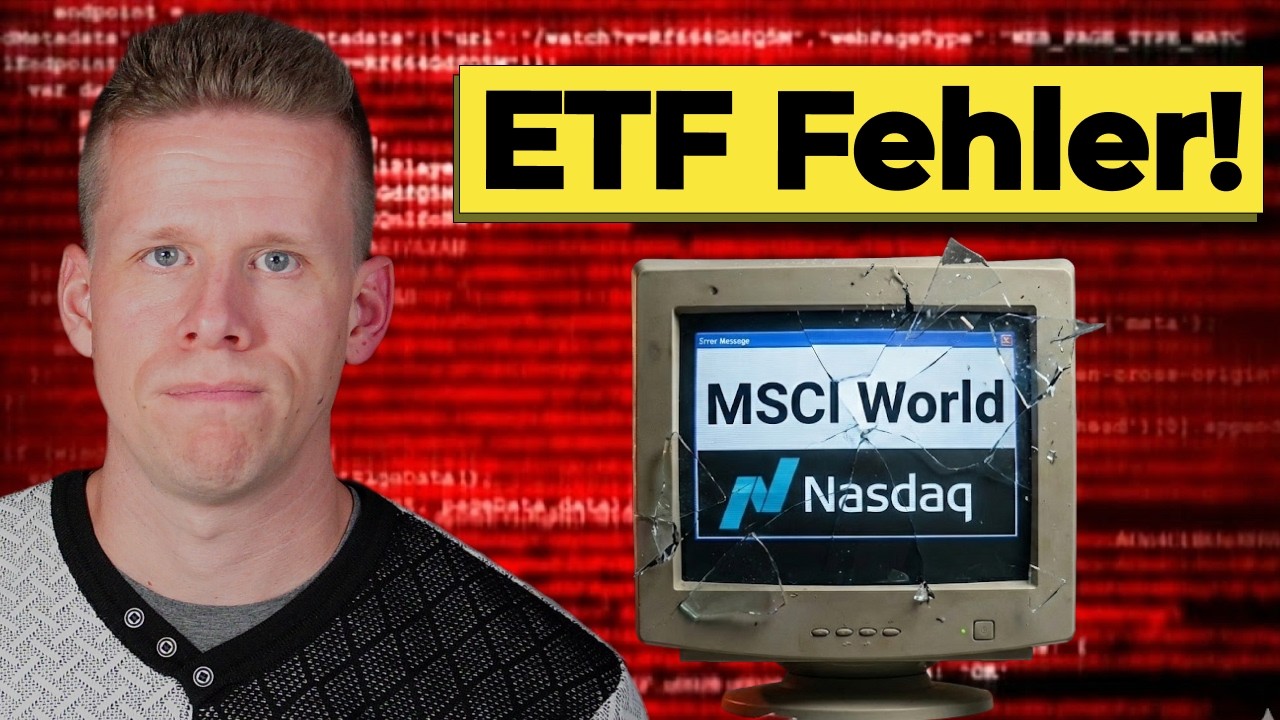 Diese ETF-Fehler kosten dich mehrere 10.000€ (die meisten machen sie)