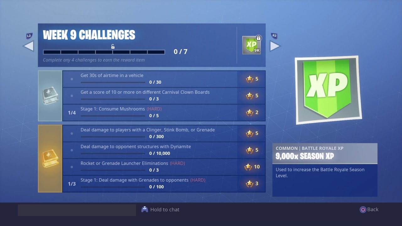 *WEEK 9 CHALLENGES GUIDE* FULL GUIDE