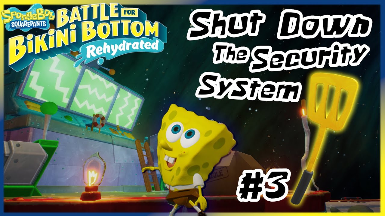 Mermalair Shut Down the Security System Spatula 3 SpongeBob BfBB