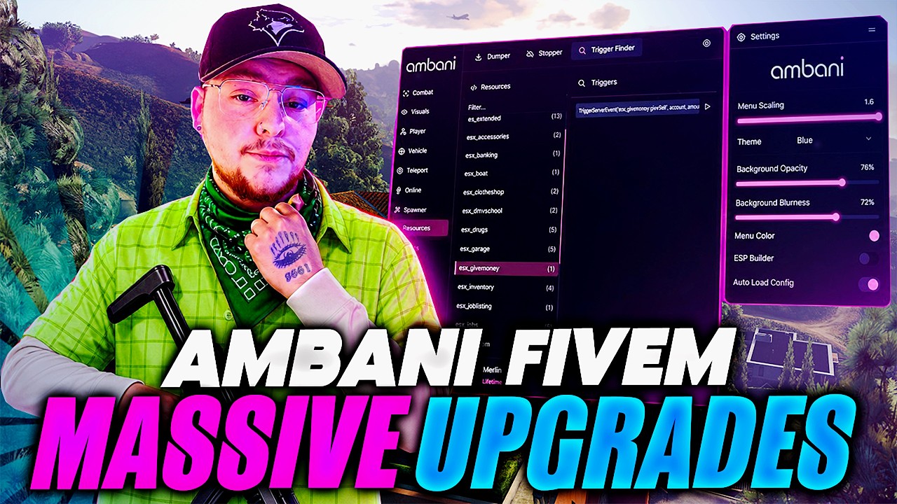 Massive Ambani FiveM Menu Showcase (HUGE UPDATES)