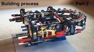 Lego Detachable Chairlift - version 5 - Building Process - part 2 : the first station