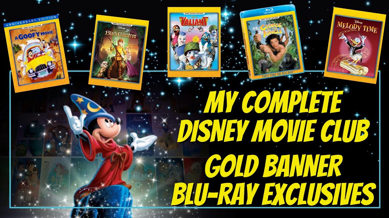 My Complete Disney Movie Club Gold Border Blu-ray Collection (67