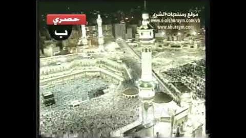 تلاوة خاشعة من سورتي المائدة والأنعام تهجد ليلة 27 رمضان 1421 الشيخ سعود الشريم